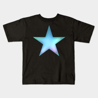 Star - Azur - blue Kids T-Shirt